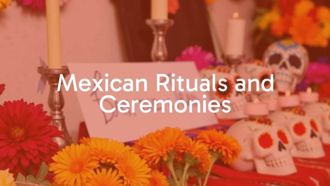Mexican Day of the Dead altar with marigolds, candles, and sugar skulls, vibrant colors, traditional, cultural celebration.