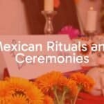 Mexican Day of the Dead altar with marigolds, candles, and sugar skulls, vibrant colors, traditional, cultural celebration.