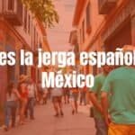 Vibrant Mexican street scene with locals chatting, colorful graffiti showcasing slang words like 'Qué onda' and 'Chamarra', lively and cultural atmosphere, illustrative style.