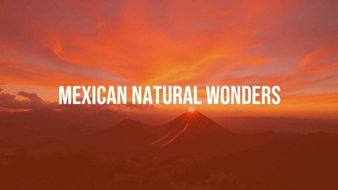 A breathtaking view of Paricutín volcano erupting at sunset, surrounded by lush Mexican landscape, vibrant colors, realistic.