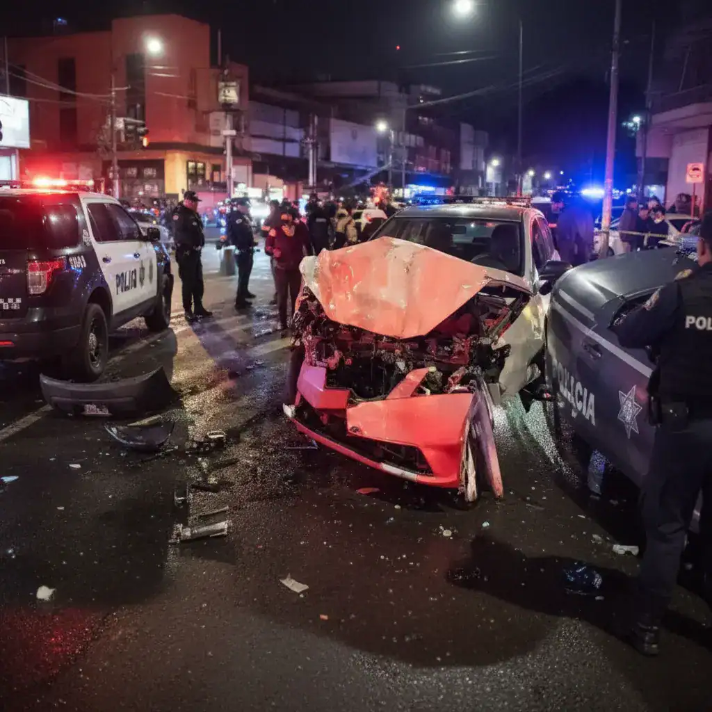 Woman Crashes into Two Patrol Cars at Mexico City DUI Checkpoint ...